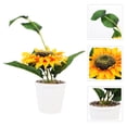 thumbnail image 2 of FONDOTIN Artificial Sunflower Decor - Realistic in Assorted Colors, Plastic Home & Office Decoration, 2 of 6