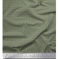 thumbnail image 1 of Soimoi Poly Georgette Fabric Diamond & Cross Sign Shirting Print Fabric by Yard 42 Inch Wide, 1 of 3