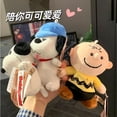 thumbnail image 5 of Muñeco de peluche Kawaii Snoopy, Olaf, Charlie Brown, lindo colgante, decoración, bolso, joyería, llavero, cadena, regalo de cumpleaños, 5 of 5