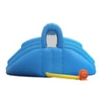 thumbnail image 2 of Piscine gonflable Happy Hop Fun Shark pour enfants – Toboggan aquatique, mur d’escalade et jeux de pistolet à eau, 2 of 4