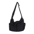 thumbnail image 1 of Sonducket Bandolera Bandolera Bandolera Grande para Mujeres Estudiantes Talla Única Bolsas de mensajero y de hombro Negro, 1 of 1