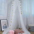 thumbnail image 3 of Crown Shaped Dome Tent Mosquito Net Bed Net 7-layer Net Tent Children's Room Decoration, 3 of 5