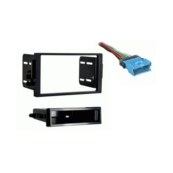 Fits Saturn Vue 2004-2005 Single DIN Stereo Harness Radio Install Dash Kit