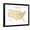 Black Frame, variant on Art.com Usa With Interstate Highways, States And Names Art Print by Bruce Jones, 16" x 12"