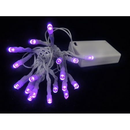 set of 20 battery operated purple led wide angle christmas set of 20 battery operated purple led wide angle christmas