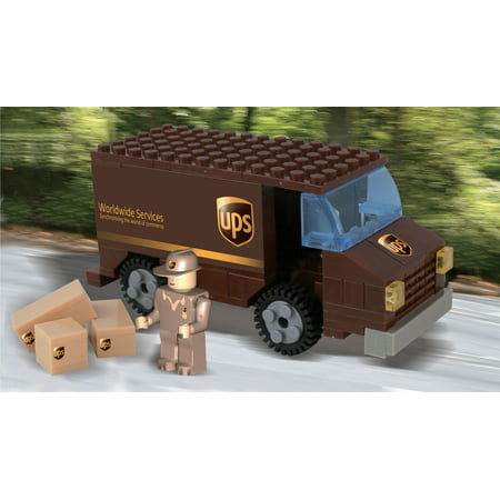 Best Lock: Ups 111 Piece Package Car Construction Toy: Ups (Best Affordable Sedan Cars)