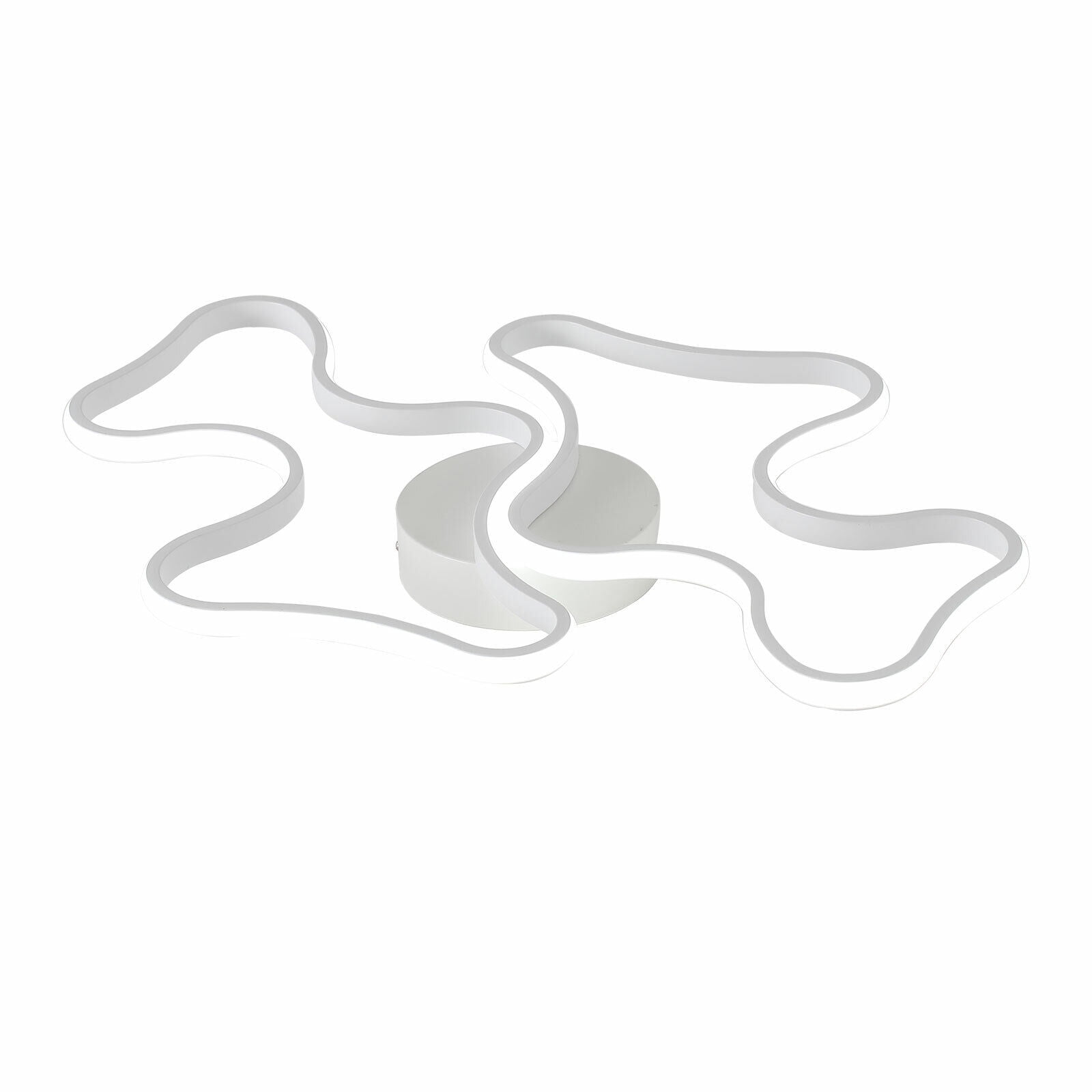 Miumaeov Flush Mounted LED Cloud Style Ceiling Light Pendant Lamp 2100lm Cool White 6000k AC100-277V