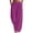 Hot Pink, variant on Linen Pants Women 6-Pocket High Waist Stretch Baggy Wide Leg Cotton Linen Cargo Hiking Street Casual Trousers White