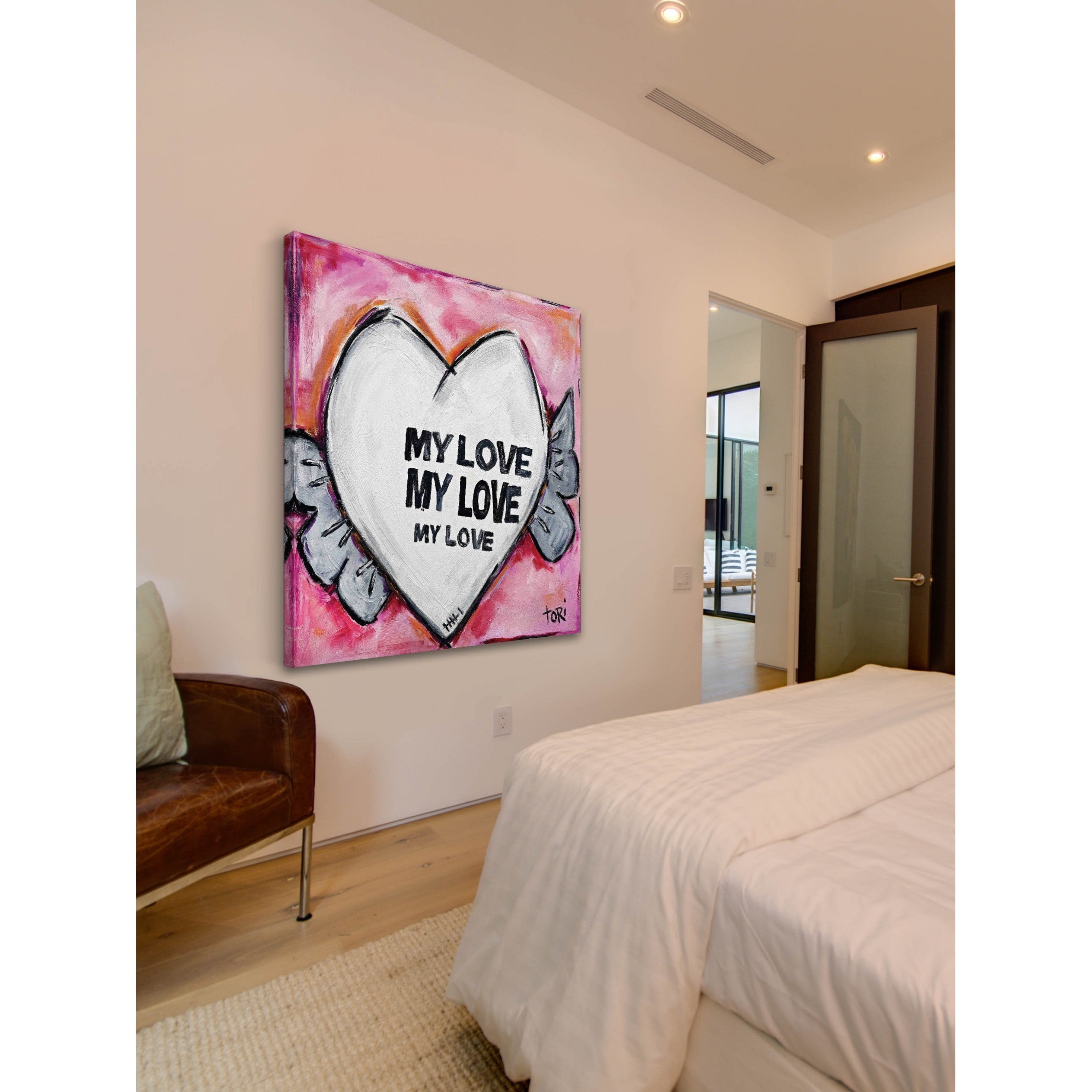 Marmont Hill "My Love" by Tori Campisi Painting Print on Canvas