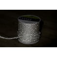 thumbnail image 6 of D DRIFT ALL THINGS WATER 3/8” x 100’ Twisted Nylon Reflective Anchor Line with Shackle, White and Silver, 6 of 11