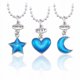 thumbnail image 1 of UNIDS Mejores Amigos Collar Joyería Yin Yang Tai Chi Collares pendientes Negro Blanco Emparejado Collar Para Hombres Mujeres Parejas regalo, 1 of 4