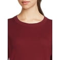 thumbnail image 2 of Time and Tru Women's Thermal Top with Long-Sleeves, 2-Pack, Sizes XS-XXXL, 2 of 5
