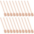 thumbnail image 2 of 20 unids de madera larga miel con agitación palillo miel dipper palo miel cuchara cucharada varilla, 2 of 6