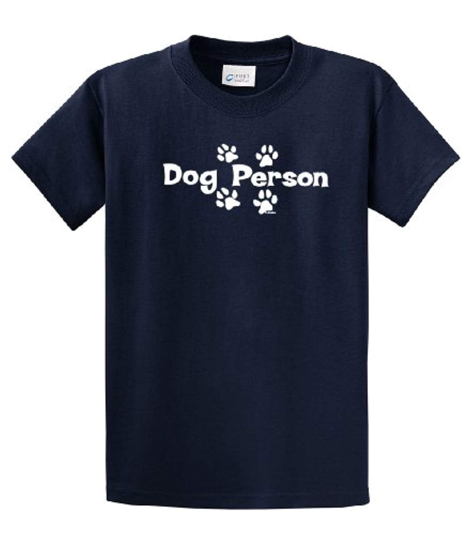 Dog Person Pawprints Puppy Great Dog Lover Unisex Adult Short Sleeve T-shirt - Picture 60 of 93