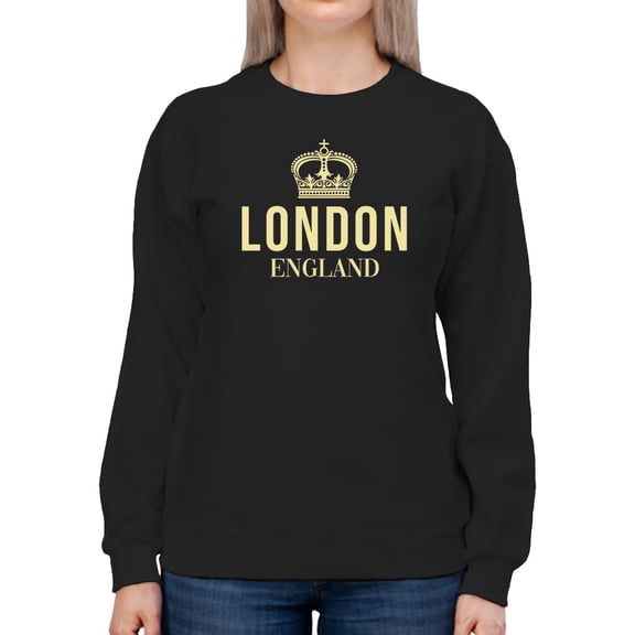 London England And Crown Women Sweatshirt, Female Large