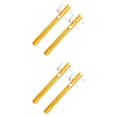 thumbnail image 1 of HLONK 4 PCS  Metal Fishing Line String Knotter Manual Portable Fishing Hook Fishing Tool (Golden), 1 of 6