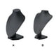 thumbnail image 5 of Expositor de joyas, soporte para collar, joyería elegante, busto, maniquí, colgante, organizador, soporte, pendiente, estante de almacenamiento Ropa, zapatos y accesorios Miscelánea Cuero Negro21x15 Jumpingount AP017449-02, 5 of 6