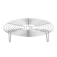 thumbnail image 1 of AMLESO Round Baking Rack Practical Kitchen Tools Round Steamer Rack Canner Steamer Rack 8.66inch, 1 of 8