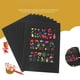 thumbnail image 4 of Juego de 50 Uds de lápices artísticos de bambú para rascar arcoíris, suministros de arte para rascar, Kits para niños para diversión, juguete DIY, juego de recuerdos de fiesta, 4 of 9