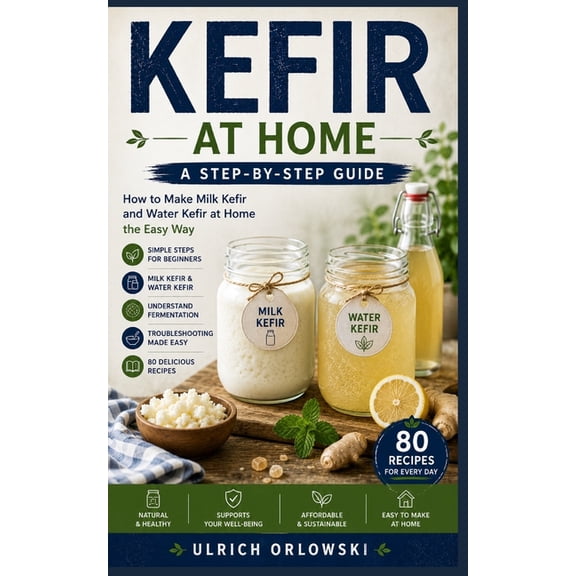 Kefir at Home: A Step-by-Step Guide, (Paperback)