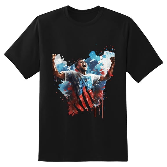 Men's Graphic TeeFlag (51) Letter Print T-Shirts Round Neck Short Sleeves Sizes XS-5XL Summer Daily Casual Tops