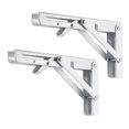 thumbnail image 2 of 2pcs 8\/10\/12\/14\/16\ Wall Mounted Support Collapsible Long Release Arm fixed Folding Bracket, 2 of 4