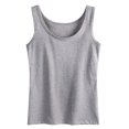 thumbnail image 5 of SMihono Hauts pour Femmes Débardeur pour Femmes Doublure en Coton pour Femmes Débardeur à Col Rond Hauts avec un Beau Dos Débardeurs pour Femmes Hauts d'Été pour Femmes, 5 of 5