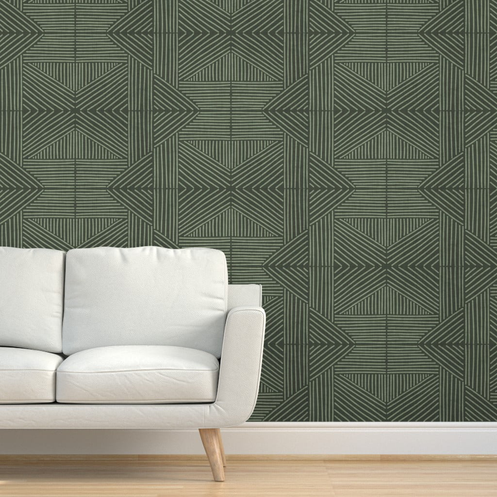 Shop Sage Green French Garden Australian Made Floral Wallpaper Online   Olive et Oriel