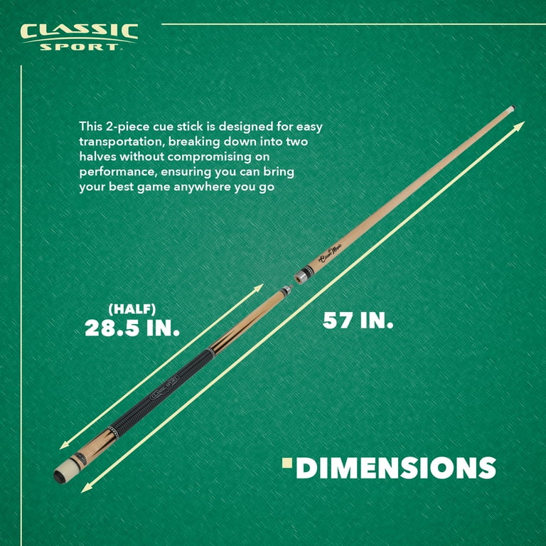 Classic Sport 57 in. Classic Canadian Maple 2-Piece Wooden