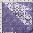 thumbnail image 4 of oneOone Georgette Viscose Violet Fabric Geometric Modern Flower Sewing Craft Projects Fabric Prints By Yard 42 Inch Wide, 4 of 4