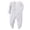 White, variant on JUMEYU Cute Baby Girl Clothes Long Sleeve Baby Girl Clothes Jumpsuit for Baby One-Piece Romper 0 3 6 9 12 18 Months (Hot Pink,9-12 Months)