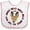White and Pink, variant on Inktastic Jingle Bells Boys or Girls Baby Bib