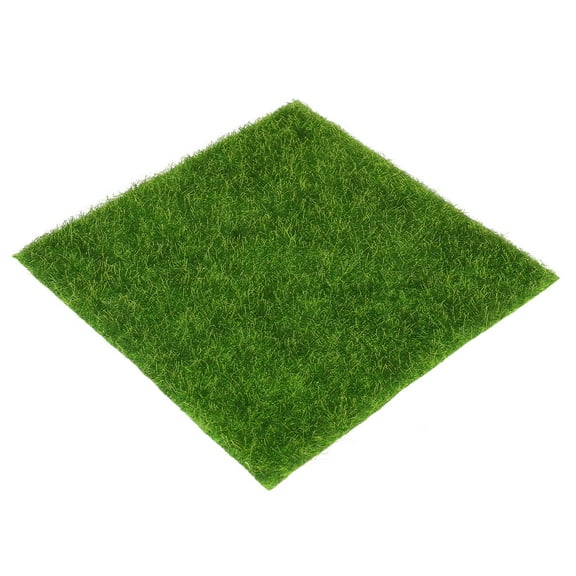 HEMOTON Portable PVC Artificial Grass Mat for Decoration Green Color Realistic and 0.87 x 0.87 feet