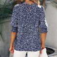 thumbnail image 6 of IROINNID Womens Oversize Loose Top Comfy Printed Round Neck Loose Chiffon Top, 6 of 6