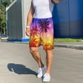 thumbnail image 2 of KLL Palm Trees at Sunset for Men's 1-Pack Shorts,Sleep Pajama Shorts for Men Soft Pj Shorts Men's Pajama Bottoms Sleepwear -4X-Large, 2 of 7