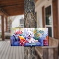 thumbnail image 4 of Watercolor Hello Winter Bichon Frise Chill Christmas Welcome Landscape Wood Sign Bichons Dog Lovers Gifts Idea Hanging Wall Home Decor - 00016, 4 of 5