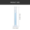 Cylinder Measuring Graduated Set Cylinders 100Ml 50Ml Tube Cup Beaker Test Liquid Plastic Glass