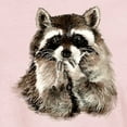 thumbnail image 3 of CafePress - Cute Humorous Watercolor Raccoon Blowing A Kiss T - Women's Classic T-Shirt, 3 of 4