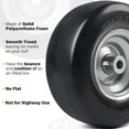 thumbnail image 6 of LotFancy 11x4.00-5" Flat Free Lawn Mower Tire and Wheel, Smooth Tread Tire for Zero Turn Mowers, 6 of 8