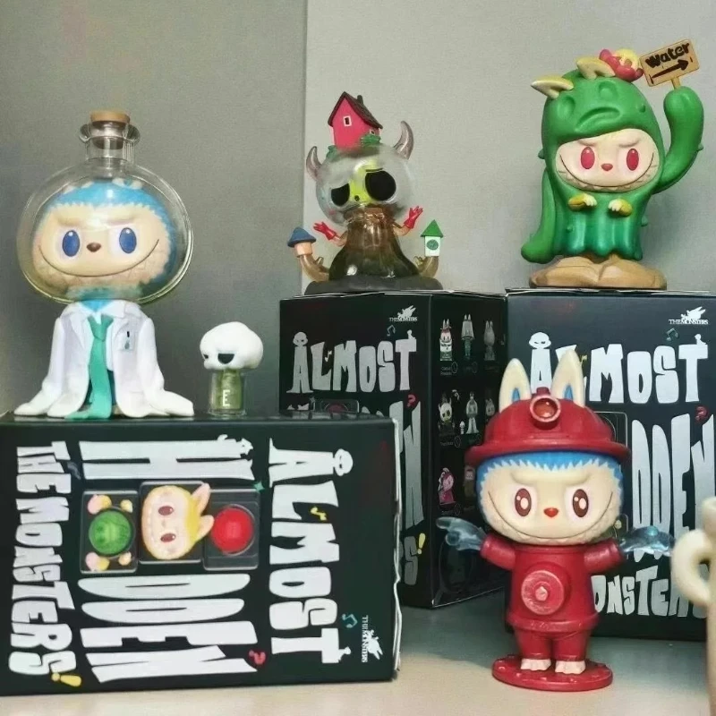 Labubu Blind Box Action Figure Monsters Almost Hidden Series Toy