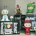 thumbnail image 3 of Labubu Blind Box Action Figure Monsters Almost Hidden Series Toy Mystery Box Collectible Desktop Ornament Model Children Gifts, 3 of 5