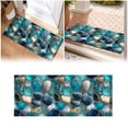 thumbnail image 1 of ERK Corridor Stone Patterned Carpet 3D Pebble Pattern Entrance Mat Slip Washable,50x120cm, 1 of 5