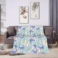 thumbnail image 7 of KLL Fleece Blanket Plush Throw Blanket Colorful Butterfly ,Soft Fuzzy Cozy Flannel Blanket for Couch Sofa Bed.(40"x30" ), 7 of 7