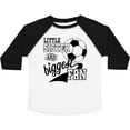 thumbnail image 3 of Inktastic Little Sister and Biggest Fan Soccer Player Girls Toddler T-Shirt, 3 of 5