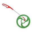 thumbnail image 3 of Juguete de aro rodante para niños, juguete de memoria infantil de 12 pulgadas, entrenamiento de equilibrio nostálgico, juego de anillos rodantes de ar Verde Hugo juguetes de aro rodante, 3 of 10