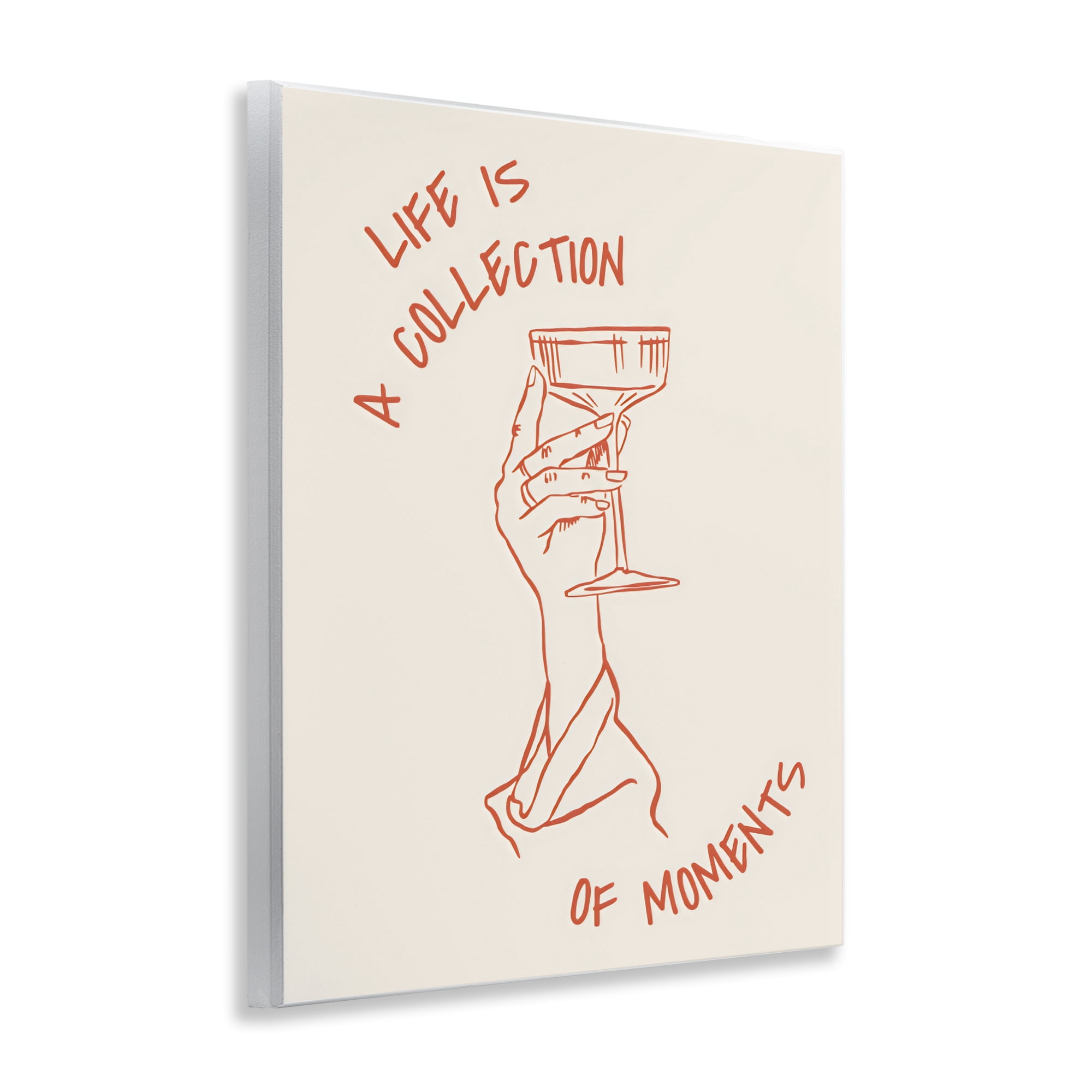 Stupell Industries Life Is A Collection of Moments Toast Wall Plaque Art, design by The Prints Vibe