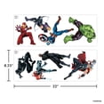 thumbnail image 7 of Marvel The Avengers Wall Decals – Set of 8 Hulk Iron Man Captain America Black Panther Removable Vinyl Stickers for Kids Bedroom Playroom Bathroom - Peel and Stick Room Décor, 7 of 7