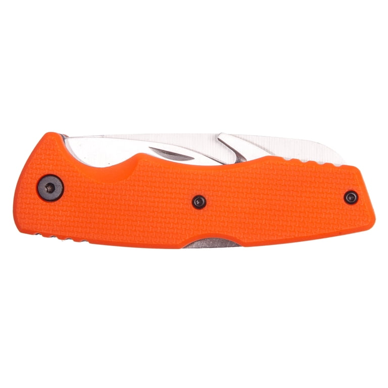 Outdoor Edge X3 Hunting Knife- Multi Blade Drop Point, Bone Saw