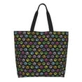 thumbnail image 1 of Balery Colorful Paw Bolsa Tote Estilo Estético con Cremalleras, Bolsa de Hombro, Bolsa de Compras Grande y Plegable, 1 of 8