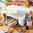 thumbnail image 5 of 2024 New Beautiful Infrared Air Fry Toaster Oven, 9-Slice, 1800 W, White Icing, 5 of 11